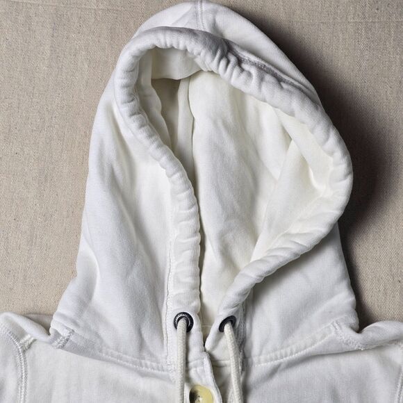 VTG 90s Y2K Abercrombie & Fitch Hoodie Sweatshirt XS Chenille Letters Spell OutA - Picture 9 of 16